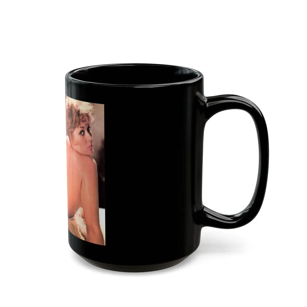 Kim Novak #253 (Vintage Female Icon) Black Coffee Mug-Go Mug Yourself