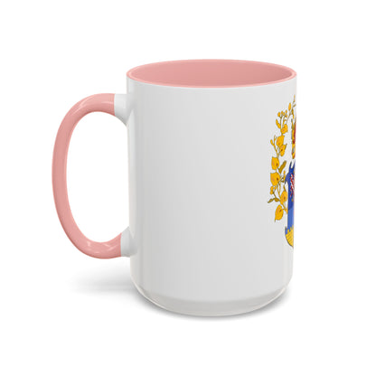 Coat of arms of the lands of the Bohemian Crown - Accent Coffee Mug