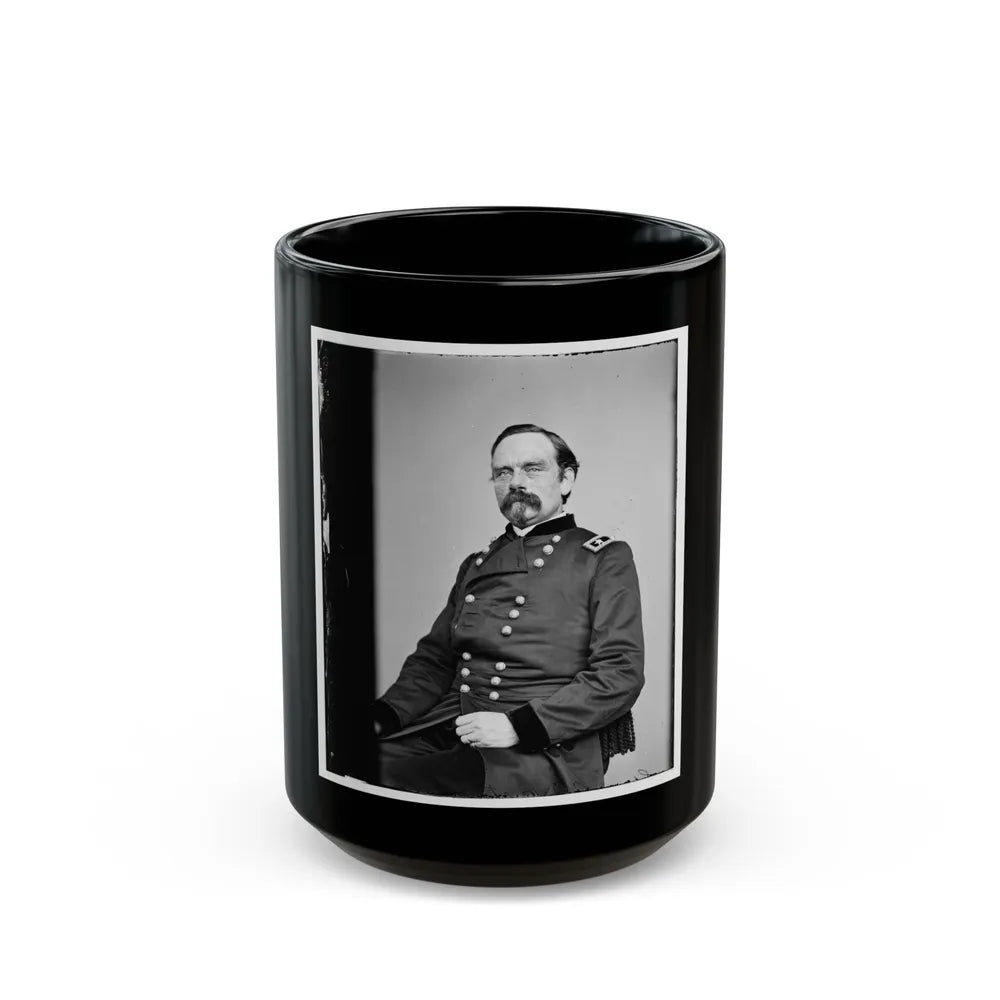 Portrait Of Maj. Gen. Peter J. Osterhaus, Officer Of The Federal Army (U.S. Civil War) Black Coffee Mug-15oz-Go Mug Yourself