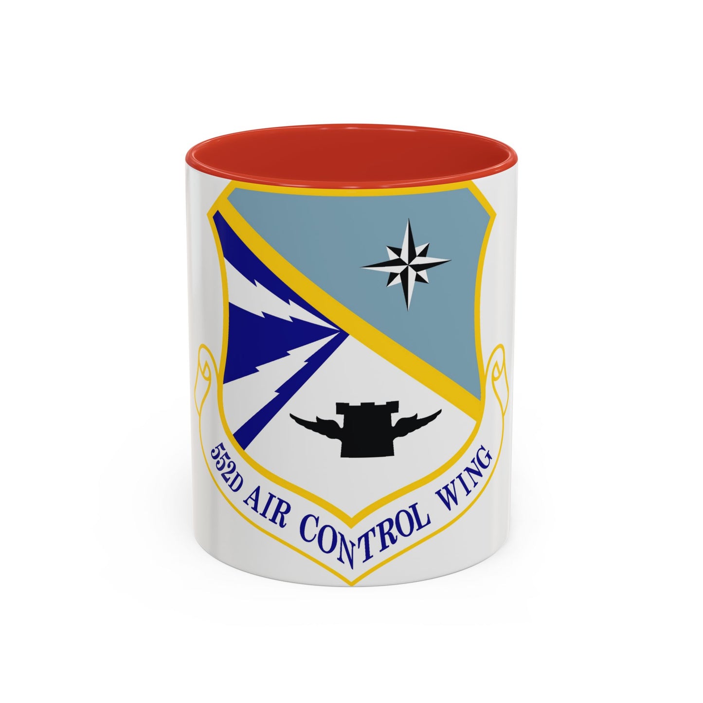 552d Air Control Wing (U.S. Air Force) Accent Coffee Mug