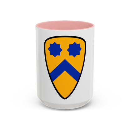 US 2nd Cavalry Division (U.S. Army) Accent Coffee Mug