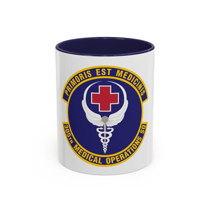 305th Medical Operations Squadron (U.S. Air Force) Accent Coffee Mug