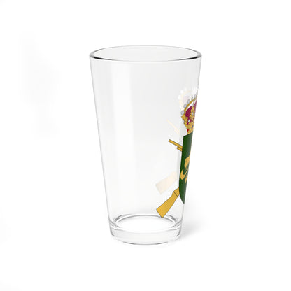Lapplandsjägargruppen vapen 2016 (Sweden) (Coat of Arms) Pint Glass 16oz