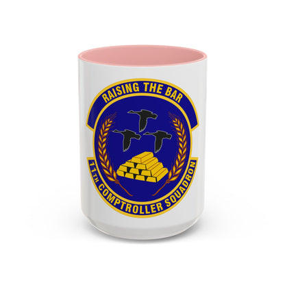 11th Comptroller Squadron (U.S. Air Force) Accent Coffee Mug