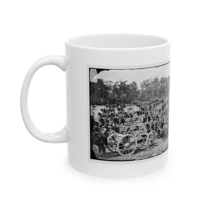 Fair Oaks, Va., Vicinity. Battery M., 2d U.S. Artillery, Commanded By Capt. Henry Benson (U.S. Civil War) White Coffee Mug