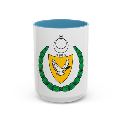 Coat of arms of the Turkish Republic of Northern Cyprus (1983-2007) - Accent Coffee Mug