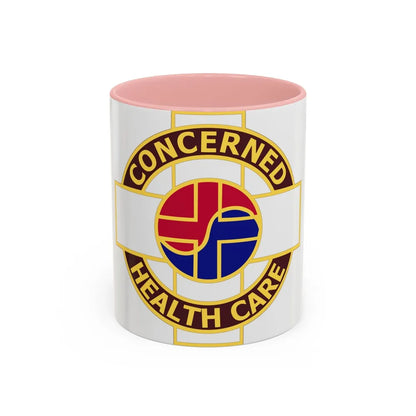 Medical Command Korea (U.S. Army) Accent Coffee Mug-11oz-Pink-Go Mug Yourself