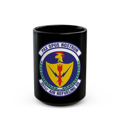 351st Air Refueling Squadron (U.S. Air Force) Black Coffee Mug 15oz - Go Mug Yourself