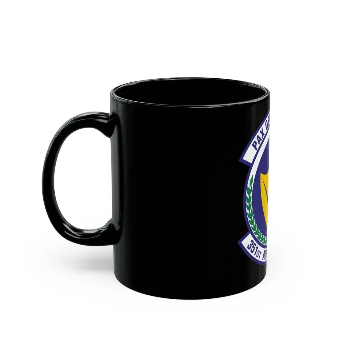 351st Air Refueling Squadron (U.S. Air Force) Black Coffee Mug - Go Mug Yourself