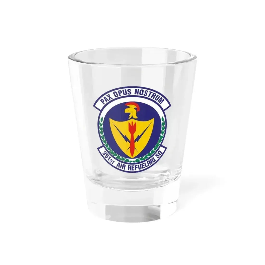 351st Air Refueling Squadron (U.S. Air Force) Shot Glass 1.5oz 1.5oz - Go Mug Yourself