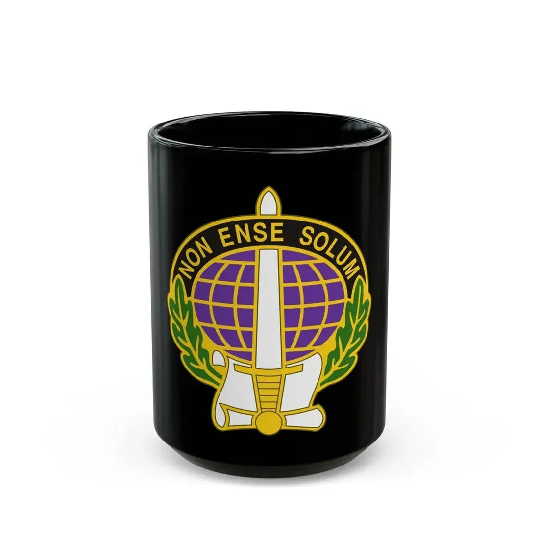 352 Civil Affairs Command 2 (U.S. Army) Black Coffee Mug 15oz - Go Mug Yourself