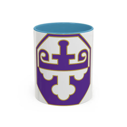 352 Civil Affairs Command 3 (U.S. Army) Accent Coffee Mug 11oz Light Blue - Go Mug Yourself
