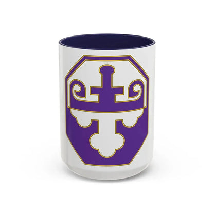 352 Civil Affairs Command 3 (U.S. Army) Accent Coffee Mug 15oz Navy - Go Mug Yourself