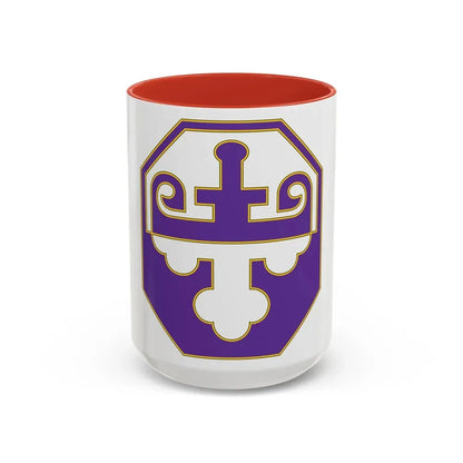 352 Civil Affairs Command 3 (U.S. Army) Accent Coffee Mug 15oz Red - Go Mug Yourself