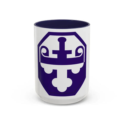 352 Civil Affairs Command (U.S. Army) Accent Coffee Mug 15oz Navy - Go Mug Yourself