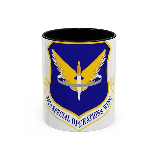 352 Special Operations Wing AFSOC (U.S. Air Force) Accent Coffee Mug 11oz Black - Go Mug Yourself