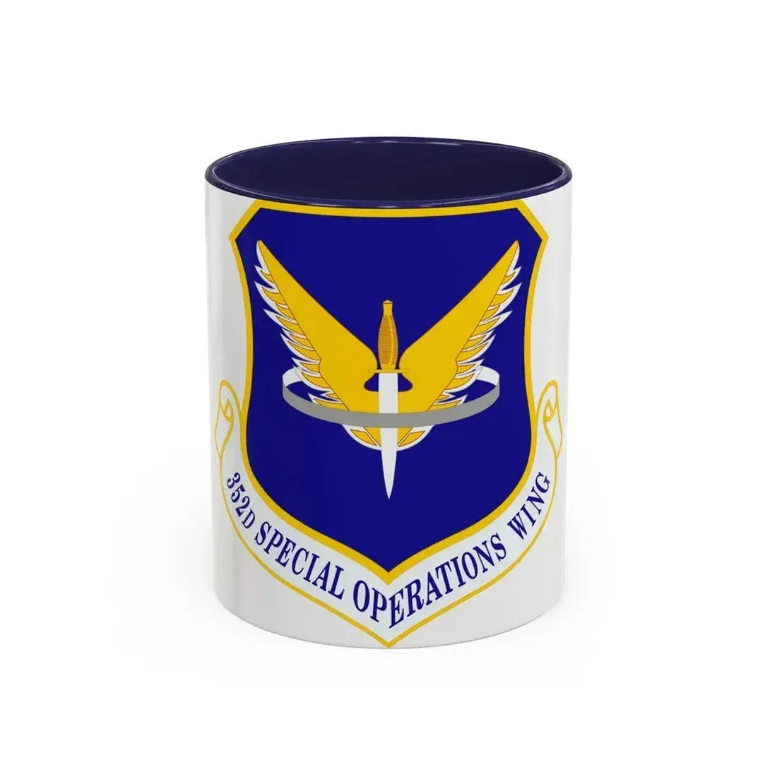 352 Special Operations Wing AFSOC (U.S. Air Force) Accent Coffee Mug 11oz Navy - Go Mug Yourself
