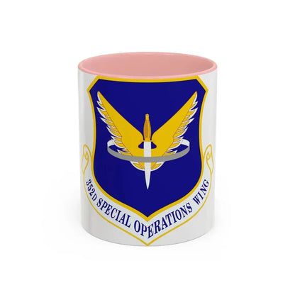 352 Special Operations Wing AFSOC (U.S. Air Force) Accent Coffee Mug 11oz Pink - Go Mug Yourself