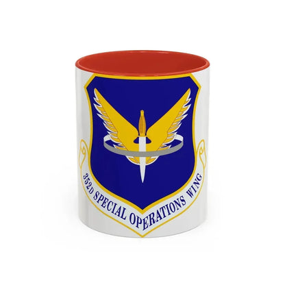 352 Special Operations Wing AFSOC (U.S. Air Force) Accent Coffee Mug 11oz Red - Go Mug Yourself