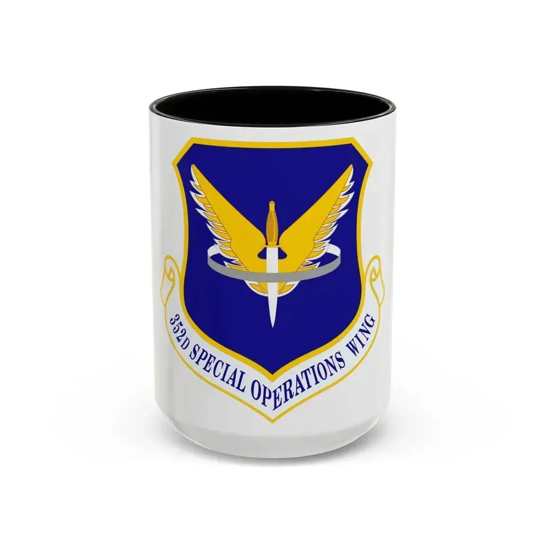 352 Special Operations Wing AFSOC (U.S. Air Force) Accent Coffee Mug 15oz Black - Go Mug Yourself