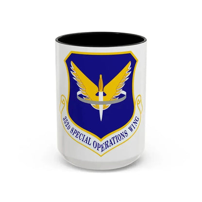 352 Special Operations Wing AFSOC (U.S. Air Force) Accent Coffee Mug 15oz Black - Go Mug Yourself