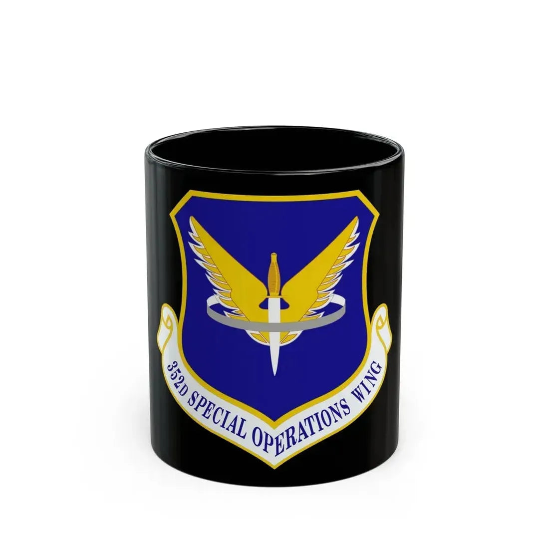 352 Special Operations Wing AFSOC (U.S. Air Force) Black Coffee Mug 11oz - Go Mug Yourself