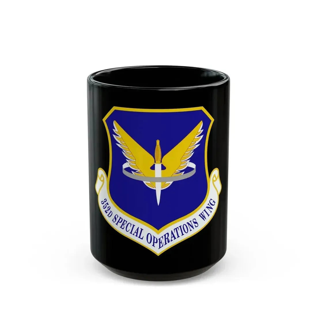 352 Special Operations Wing AFSOC (U.S. Air Force) Black Coffee Mug 15oz - Go Mug Yourself