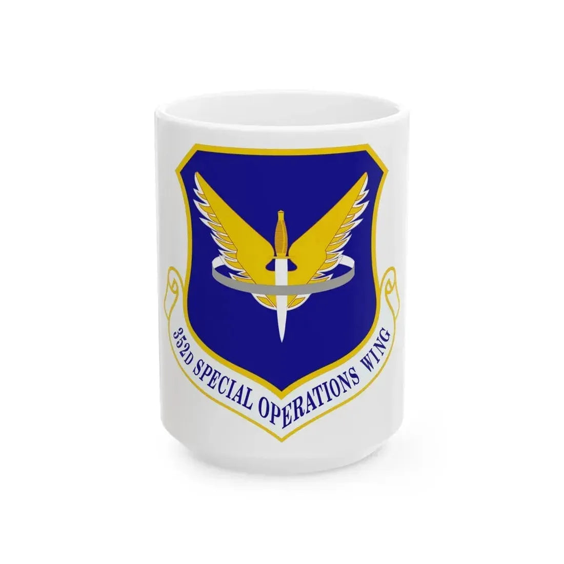 352 Special Operations Wing AFSOC (U.S. Air Force) White Coffee Mug 15oz - Go Mug Yourself
