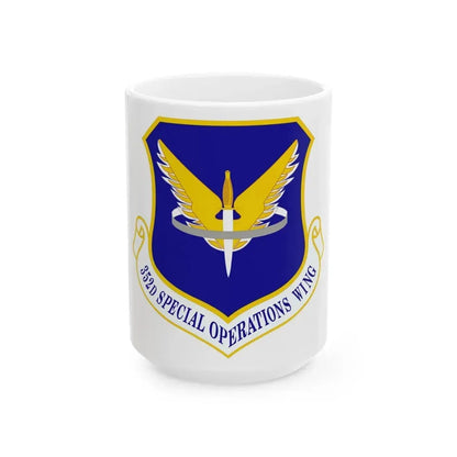 352 Special Operations Wing AFSOC (U.S. Air Force) White Coffee Mug 15oz - Go Mug Yourself