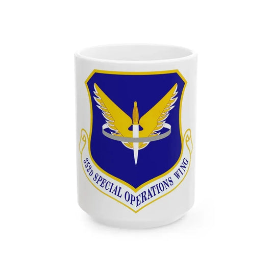 352 Special Operations Wing AFSOC (U.S. Air Force) White Coffee Mug 15oz - Go Mug Yourself
