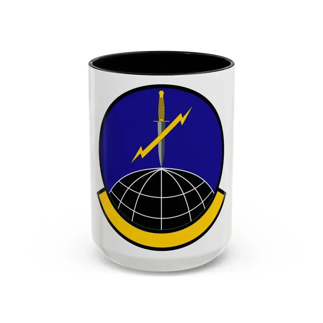 352 Special Warfare Training Squadron AETC (U.S. Air Force) Accent Coffee Mug 15oz Black - Go Mug Yourself