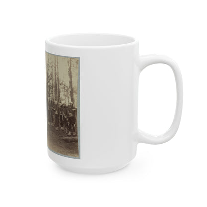 Band Of 114th Pennsylvania Infantry In Front Of Petersburg, Va., August, 1864 (U.S. Civil War) White Coffee Mug