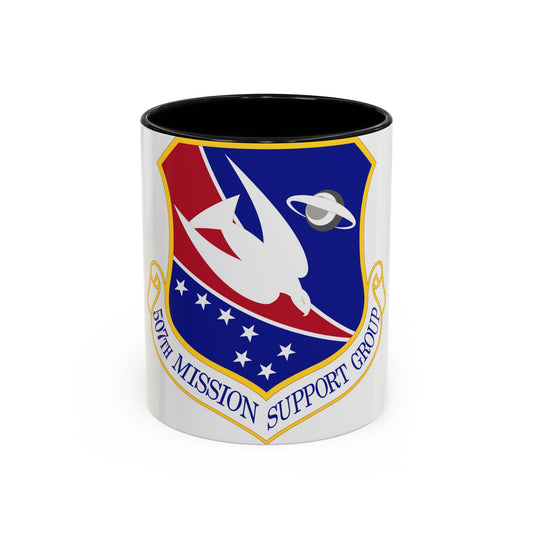 507th Mission Support Group (U.S. Air Force) Accent Coffee Mug