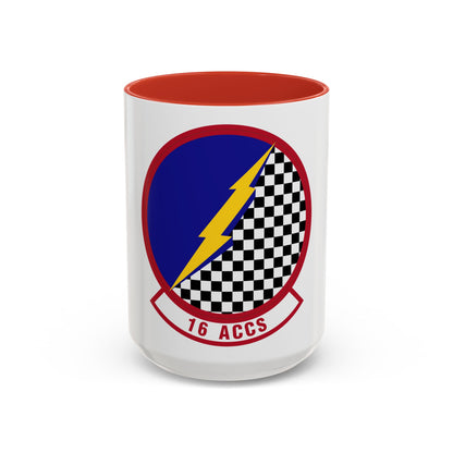 16 Airborne Command and Control Squadron ACC (U.S. Air Force) Accent Coffee Mug