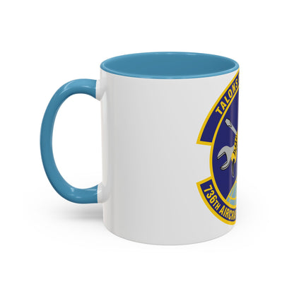 736th Aircraft Maintenance Squadron (U.S. Air Force) Accent Coffee Mug