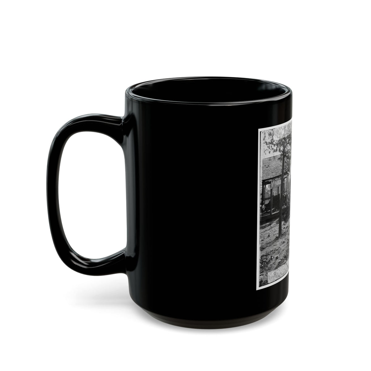 Atlanta, Ga., Vicinity. Federal Pickets Before The City (U.S. Civil War) Black Coffee Mug