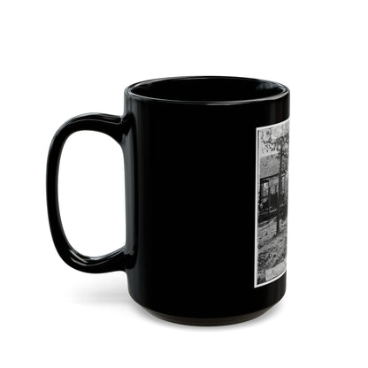 Atlanta, Ga., Vicinity. Federal Pickets Before The City (U.S. Civil War) Black Coffee Mug