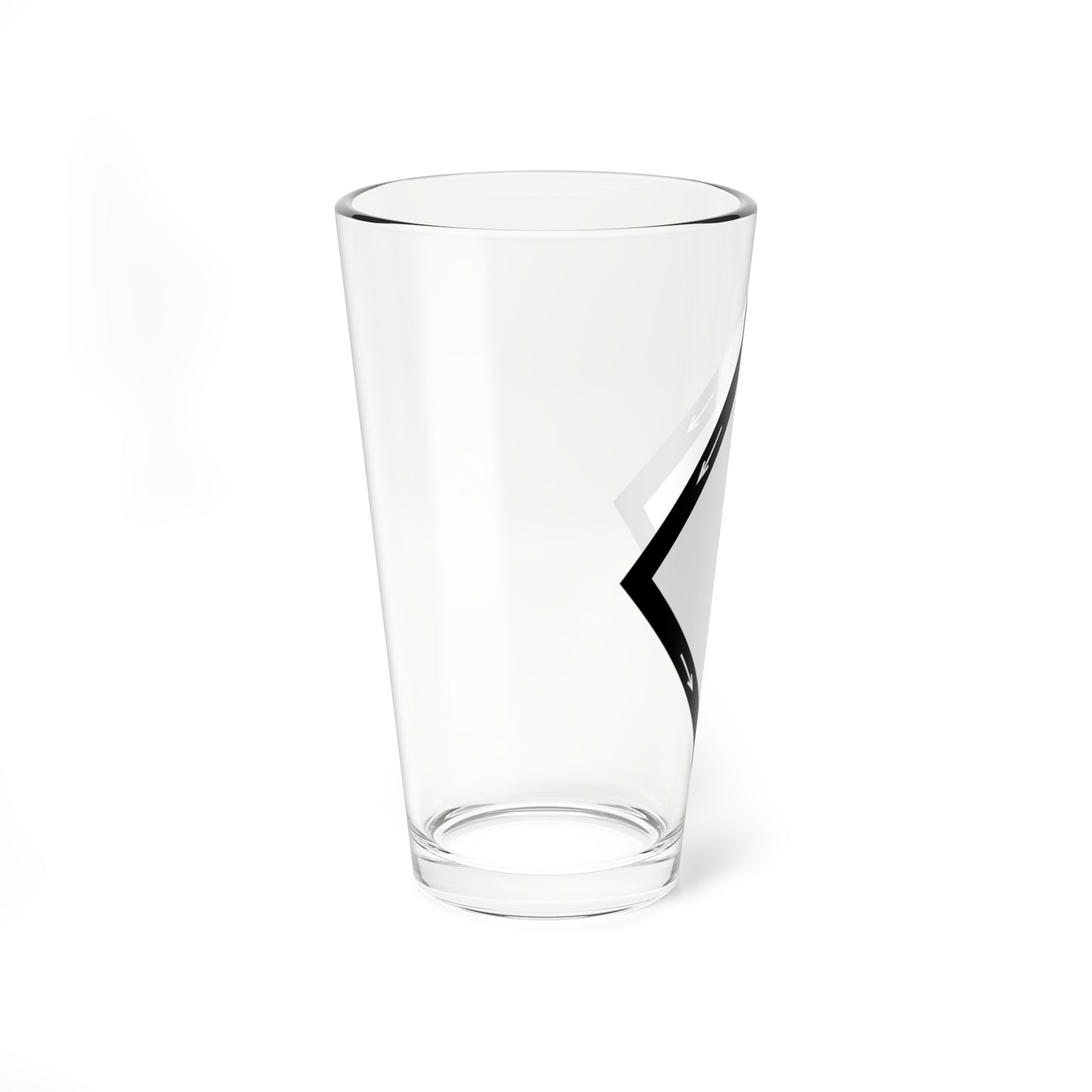 Emblem for the 2-IV-JTR (Denmark) (Coat of Arms) Pint Glass 16oz