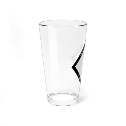 Emblem for the 2-IV-JTR (Denmark) (Coat of Arms) Pint Glass 16oz