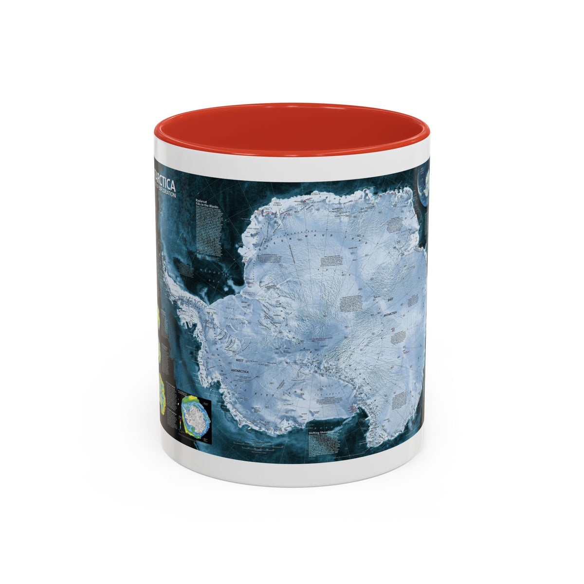 Antarctica (2002) (Map) Accent Coffee Mug
