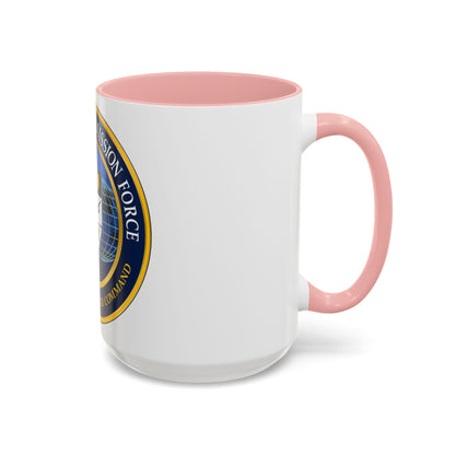 Cyber National Mission Force (U.S. Army) Accent Coffee Mug