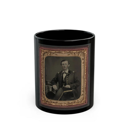 Captain James Dugan Gist Of General & Staff Confederate States Infantry Regiment In Uniform With South Carolina Volunteers Kepi (U.S. Civil War) Black Coffee Mug-11oz-Go Mug Yourself