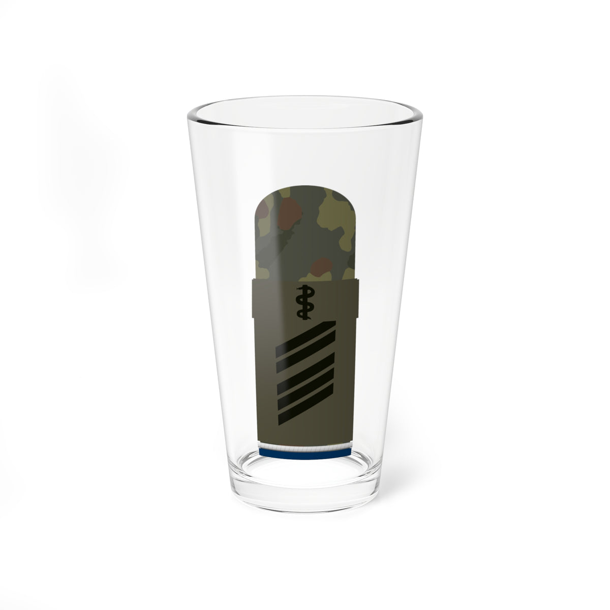HA OS5 16 Oberstabsgefreiter SanOA San HM L (Military Rank) Pint Glass 16oz