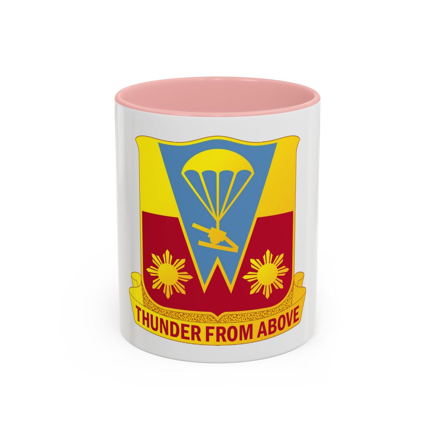 674th Airborne Field Artillery Battalion (U.S. Army) Accent Coffee Mug