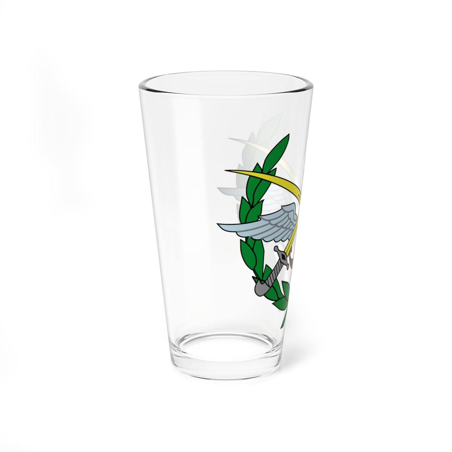 Syria Armed Forces Emblem (Syria) (Coat of Arms) Pint Glass 16oz