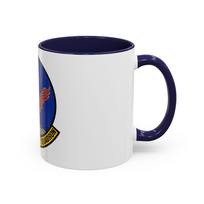 43 Air Mobility Squadron AMC (U.S. Air Force) Accent Coffee Mug