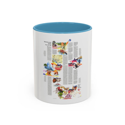 USA - Mid-Atlantic States 2 (1976) (Map) Accent Coffee Mug