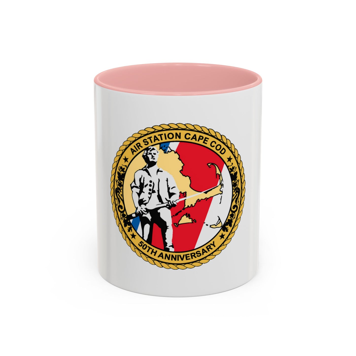 USCG Air Station CAPE COD (U.S. Coast Guard) Accent Coffee Mug