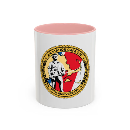 USCG Air Station CAPE COD (U.S. Coast Guard) Accent Coffee Mug