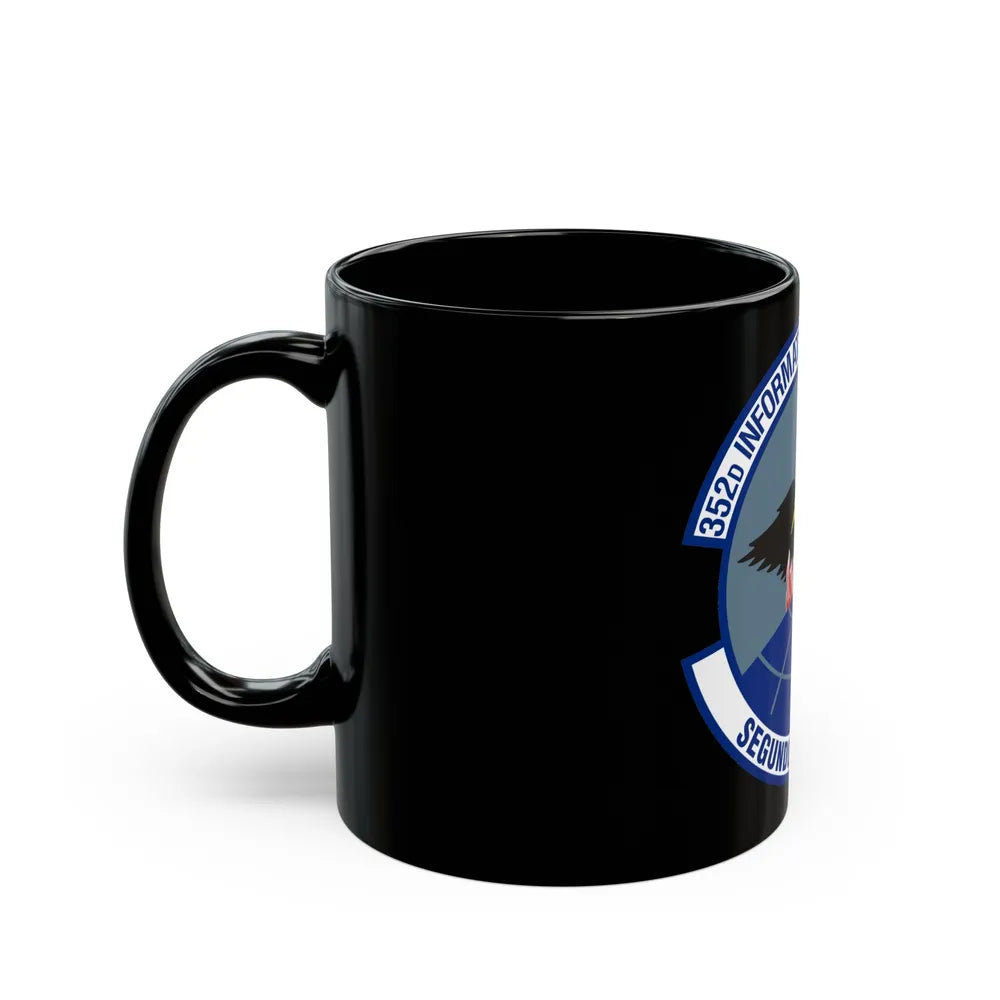 352d Information Operations Squadron (U.S. Air Force) Black Coffee Mug-Go Mug Yourself